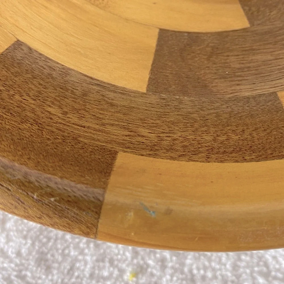Handmade Medium Sized Segmented Wood Bowl - Picture 8 of 13